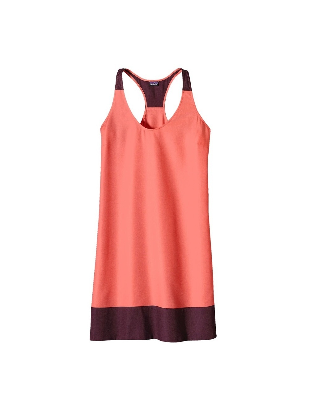 Patagonia Coral and Burgundy Seahurst Dress